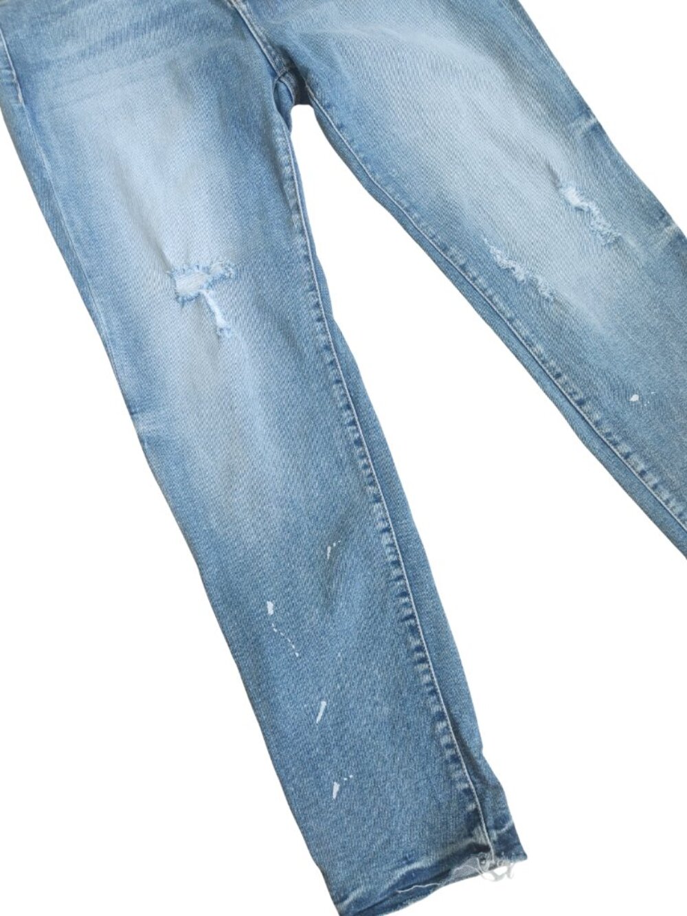 SP BLACK LABEL Distressed Paint Splatter Skinny Jeans - Size 31 - Picture 2 of 4